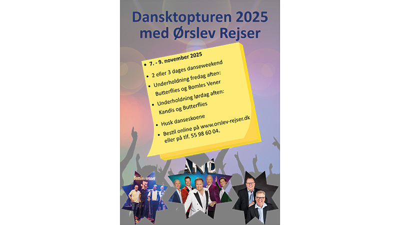 Dansktop turen til Tyskland 2025